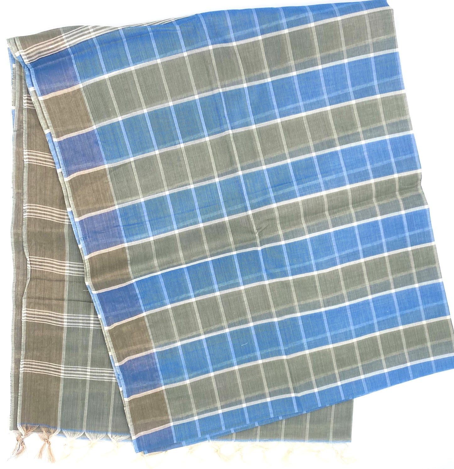 Cotton Saree - Checked design